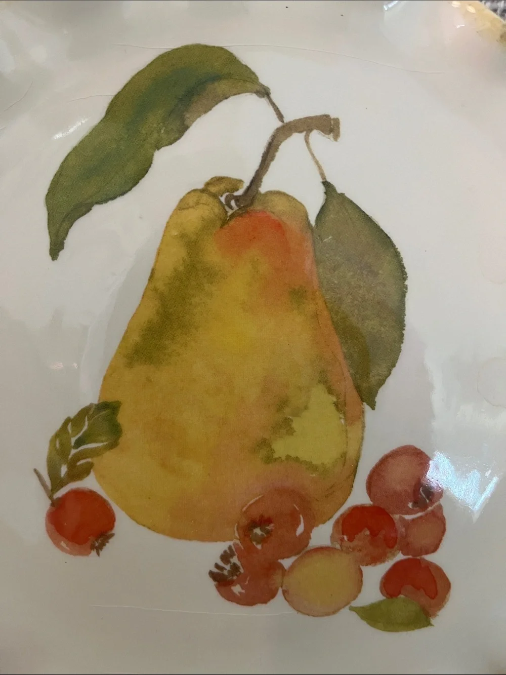 Crate&Barrel as plates watercolor