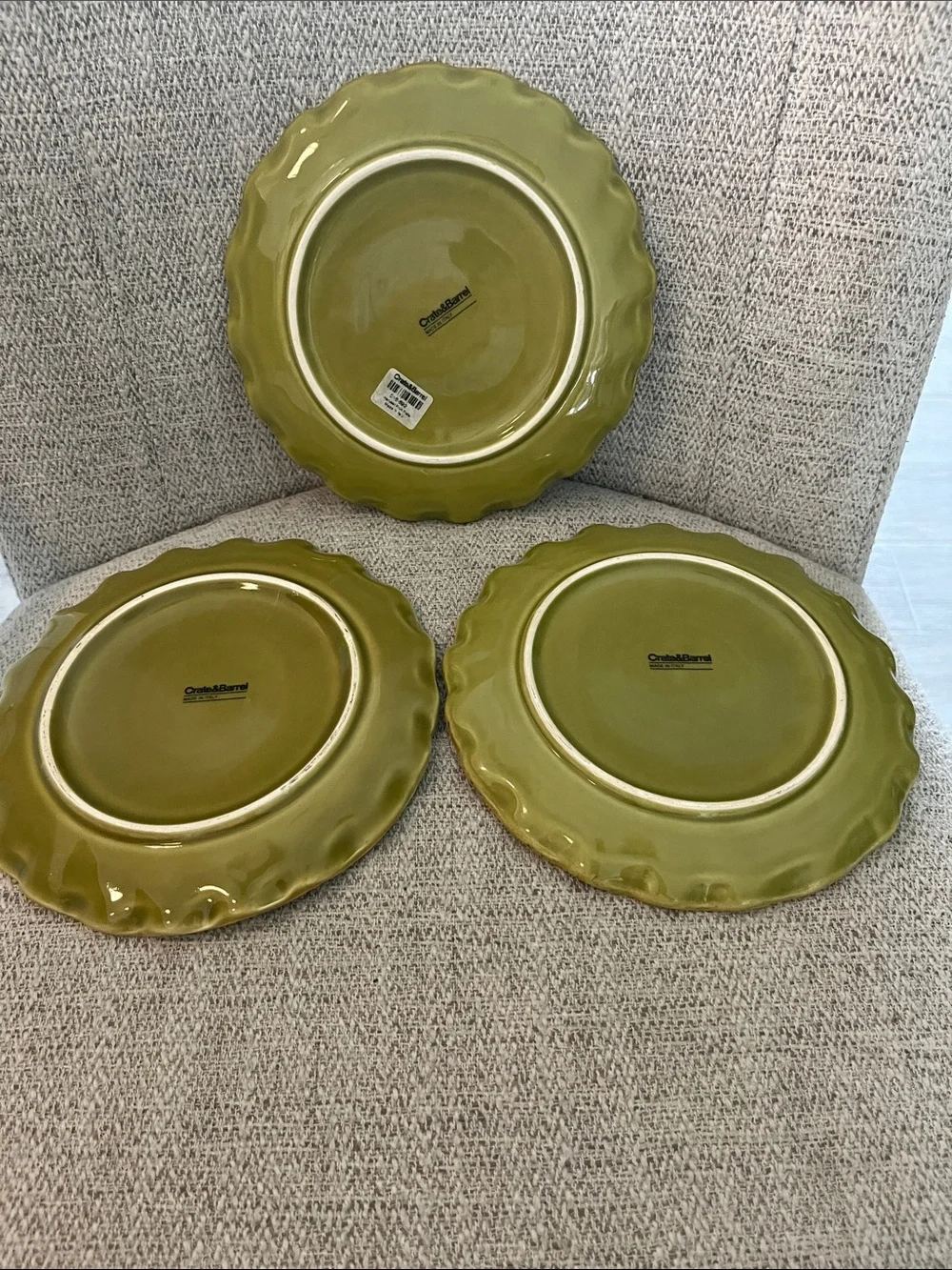 Crate&Barrel watercolor fruit red