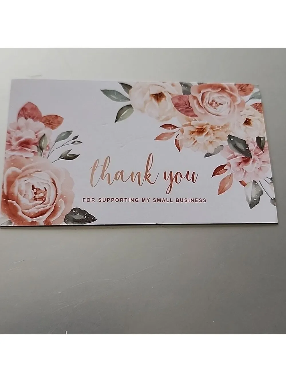 Boutique flower cards