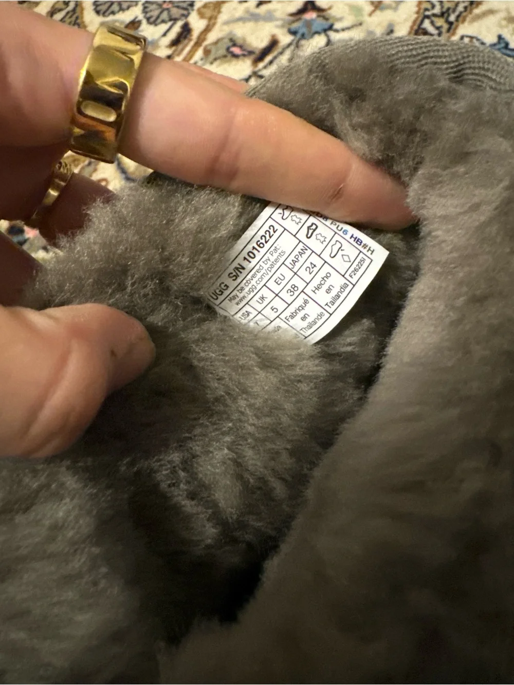 UGG detailing genuine