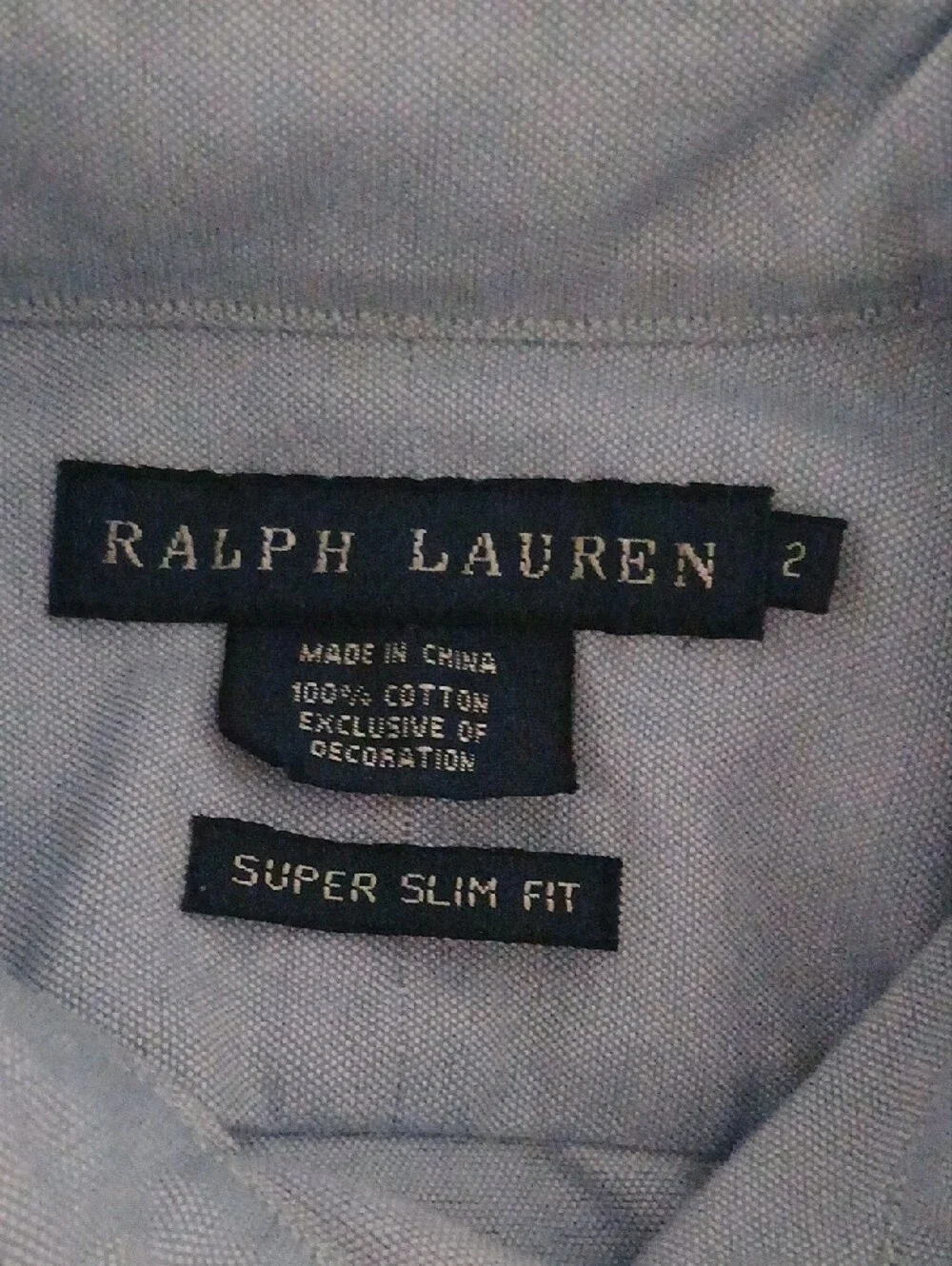 Ralph Lauren shirt styling