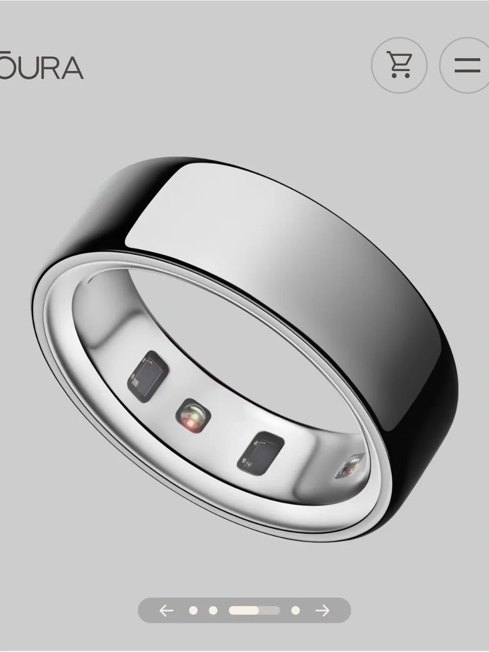 Oura Ring Gen 4 -  Silver