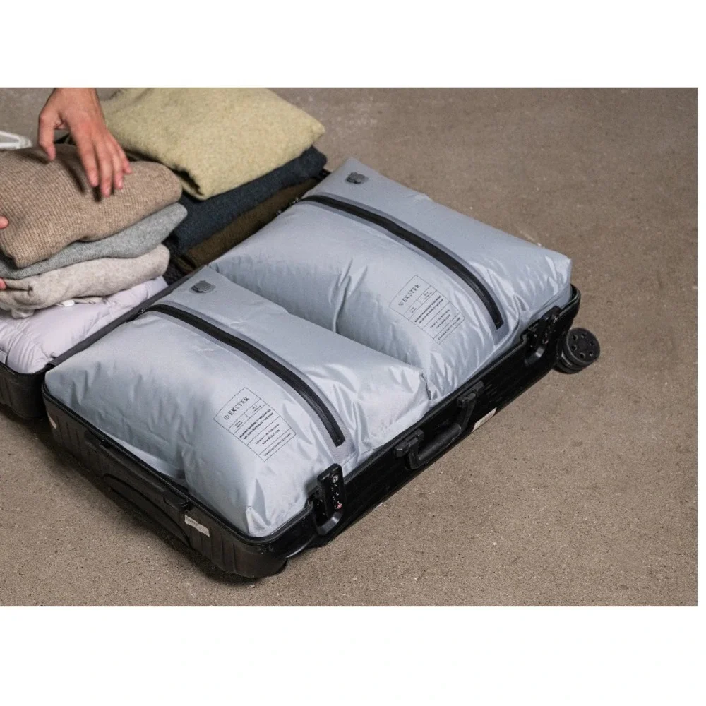 Lot of 2 Ekster Travel Pack Vacuum Bag Travel Compression Storage Bags 25