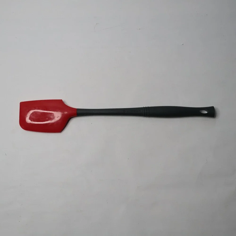 Le Creuset Silicone Spatula Red and Black Heat Resistant Kitchen Utensil‎ 12.5