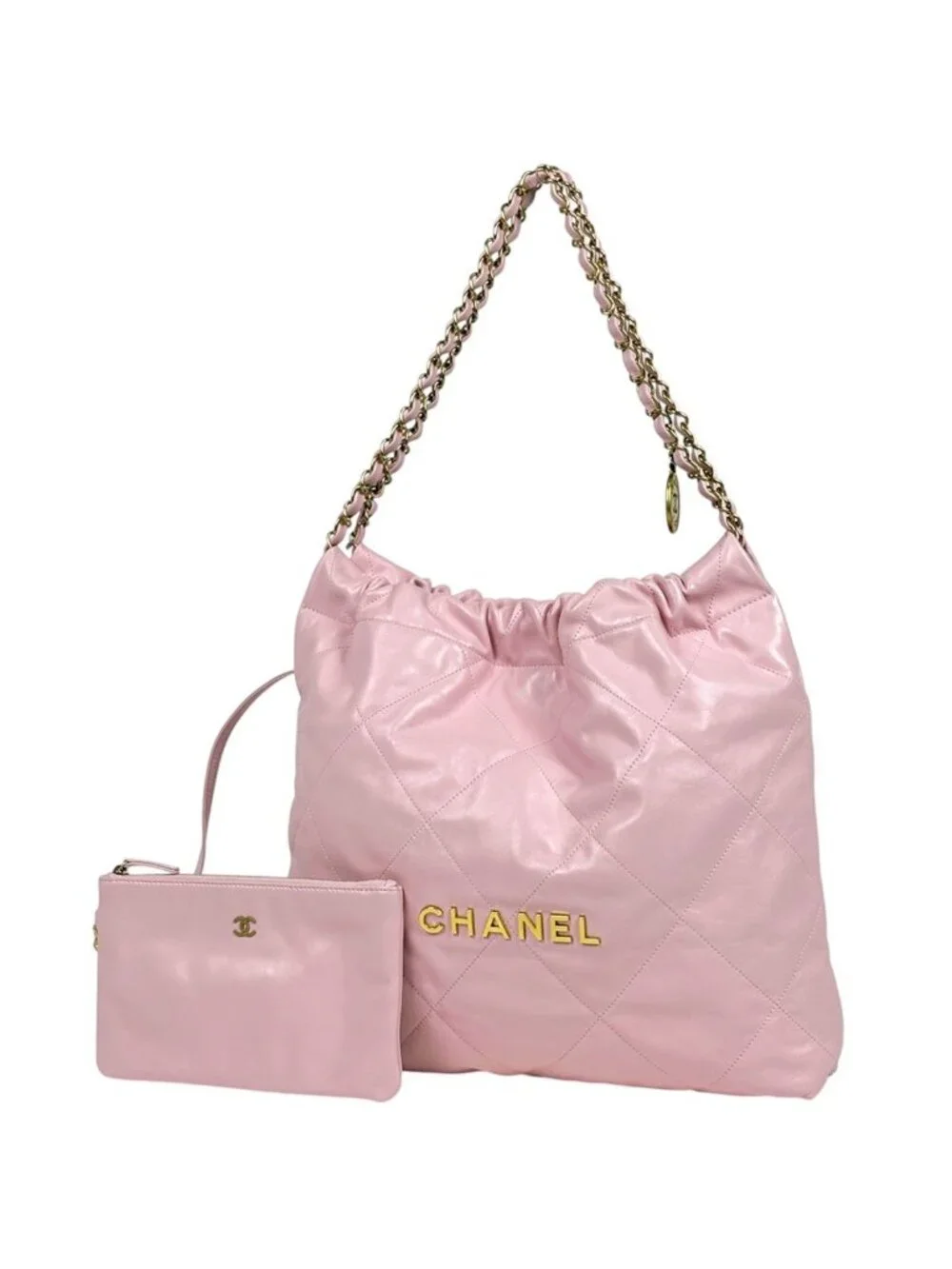 Chanel Shoulder Bag Chanel 22 Leather Pink