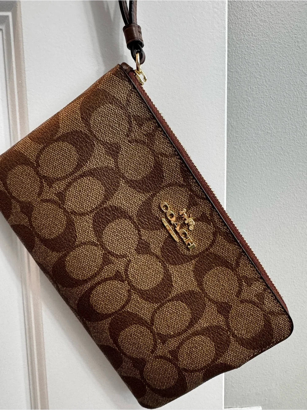 Coach compact wristlet