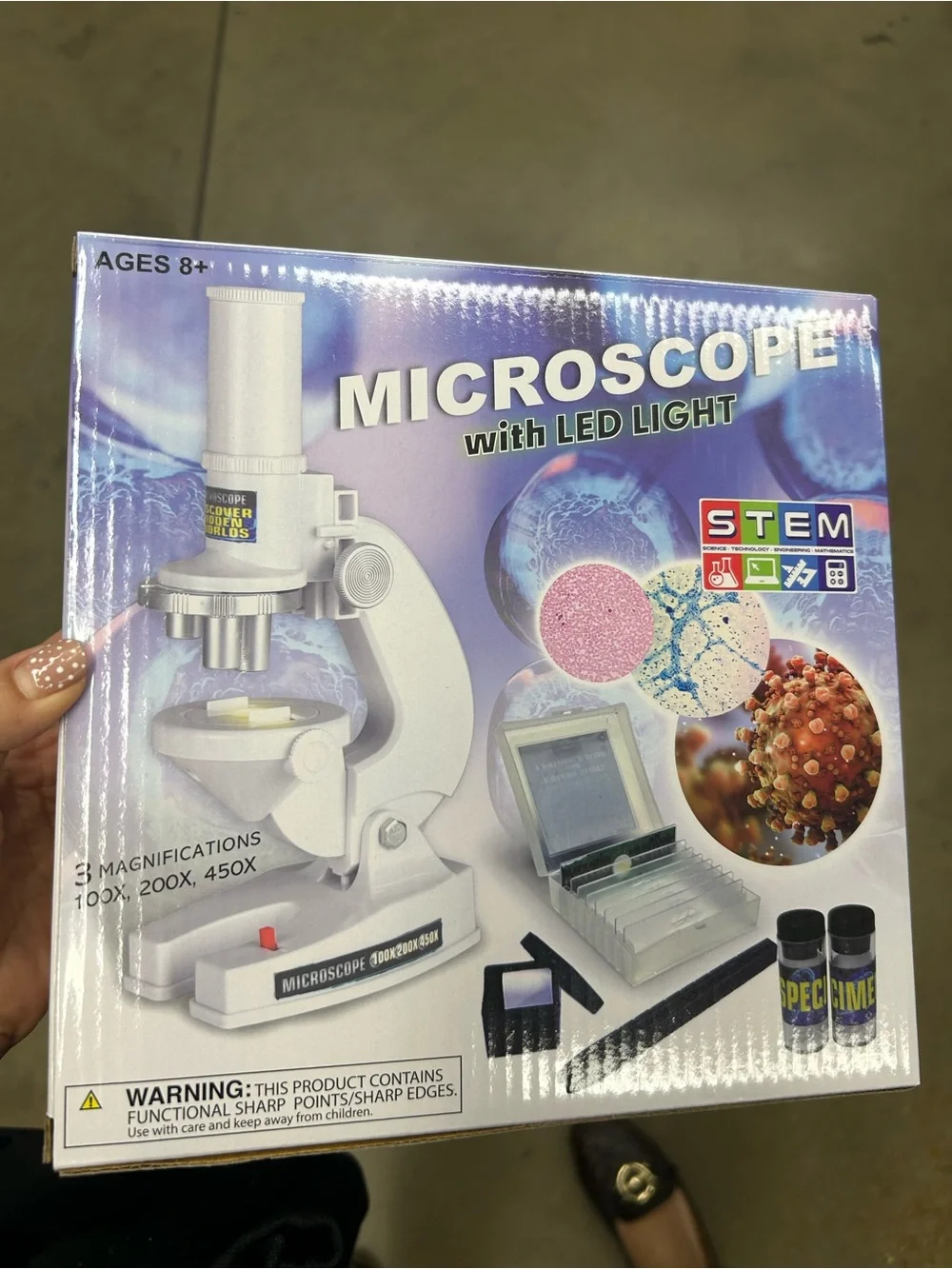 stem compact microscope