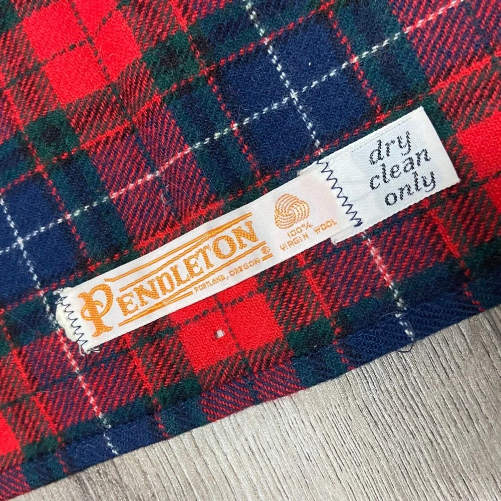 Pendleton vintage tartan