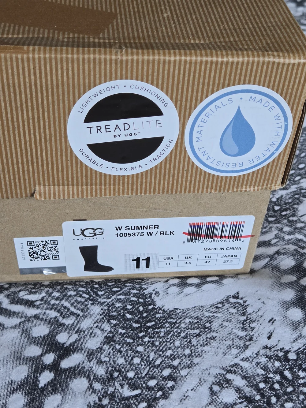 UGG water resistant