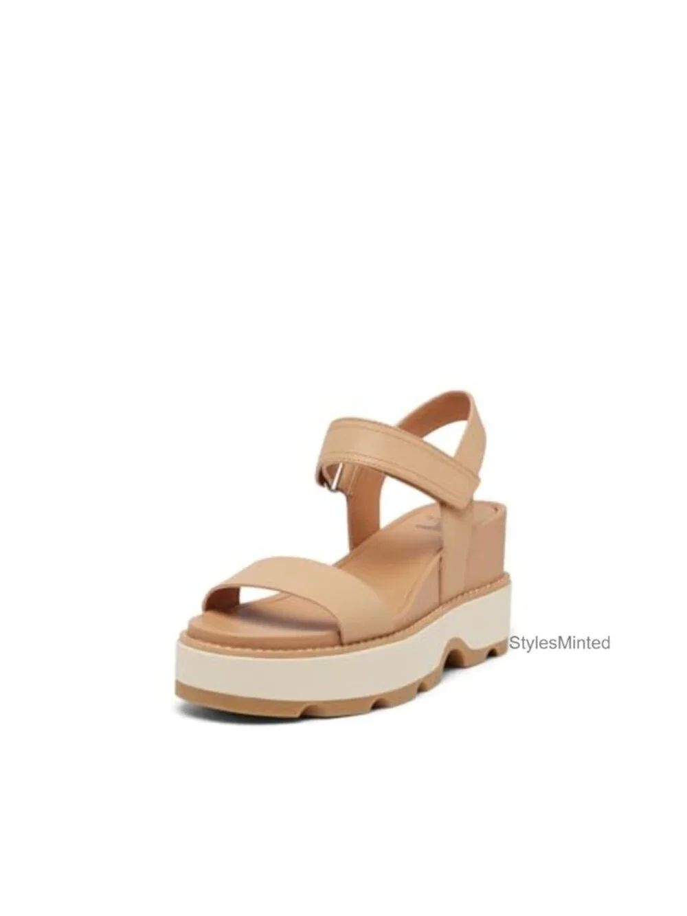 Sorel Joanie IV Y Strap Wedge Sandals Women's Leather Open Toe
