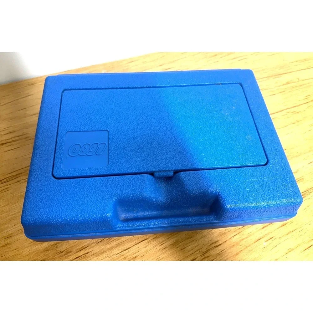 Vintage‎ 1983 LEGO Blue Plastic Hard Shell Carrying Case