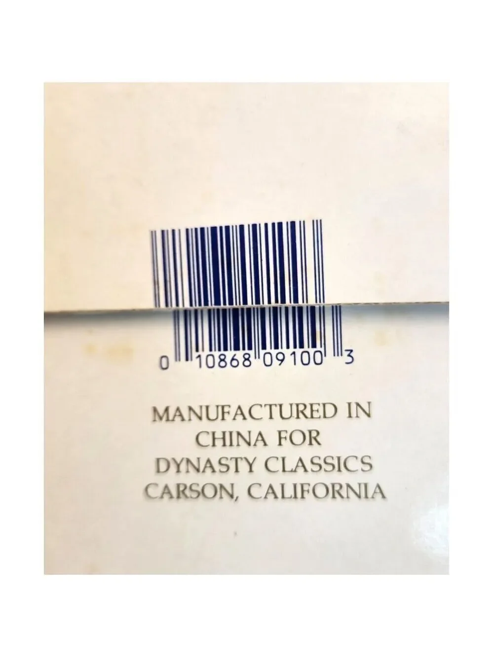 Dynasty Classics add timeless