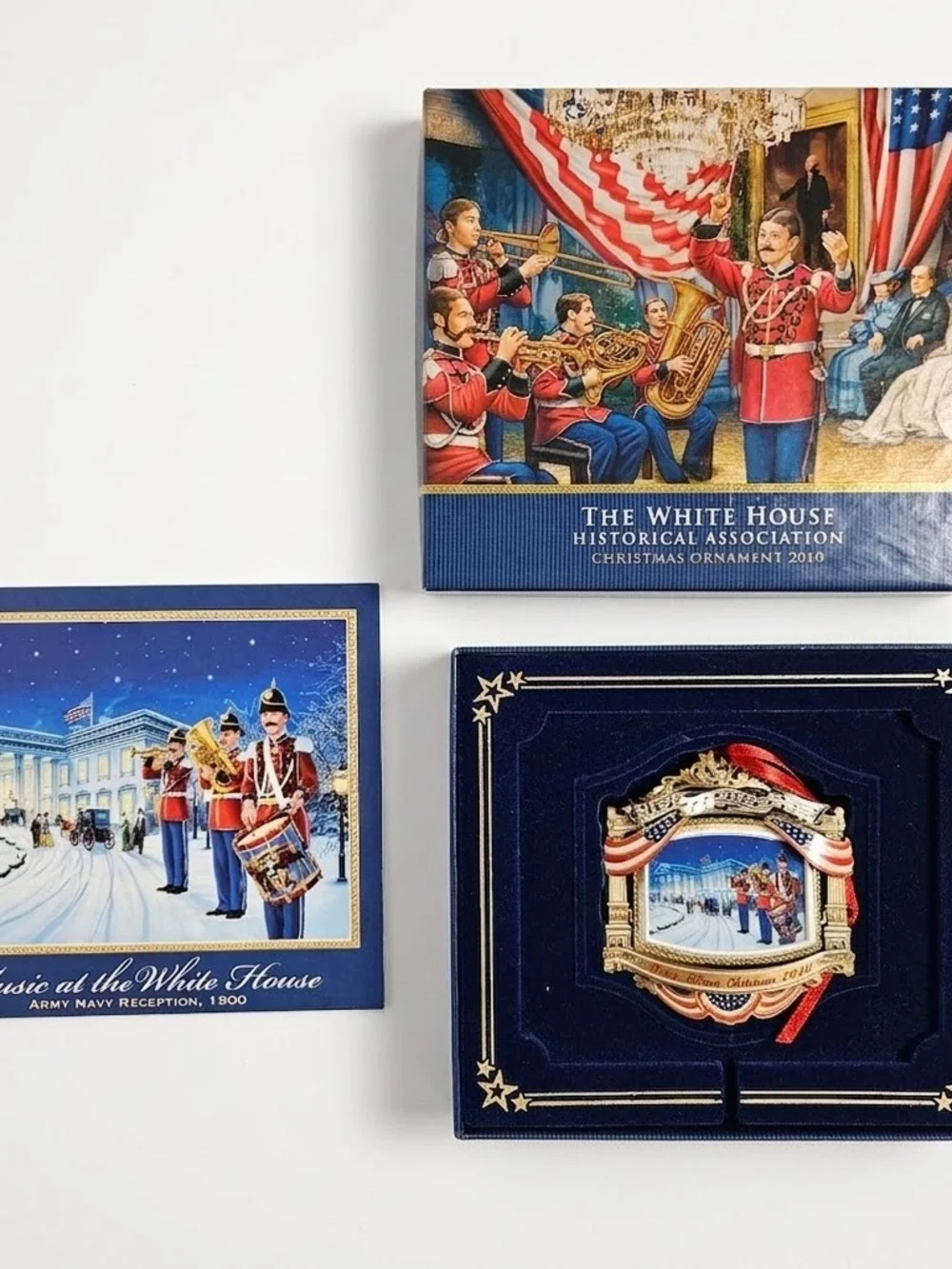 2010 White House Historical Association Christmas Ornament NIB