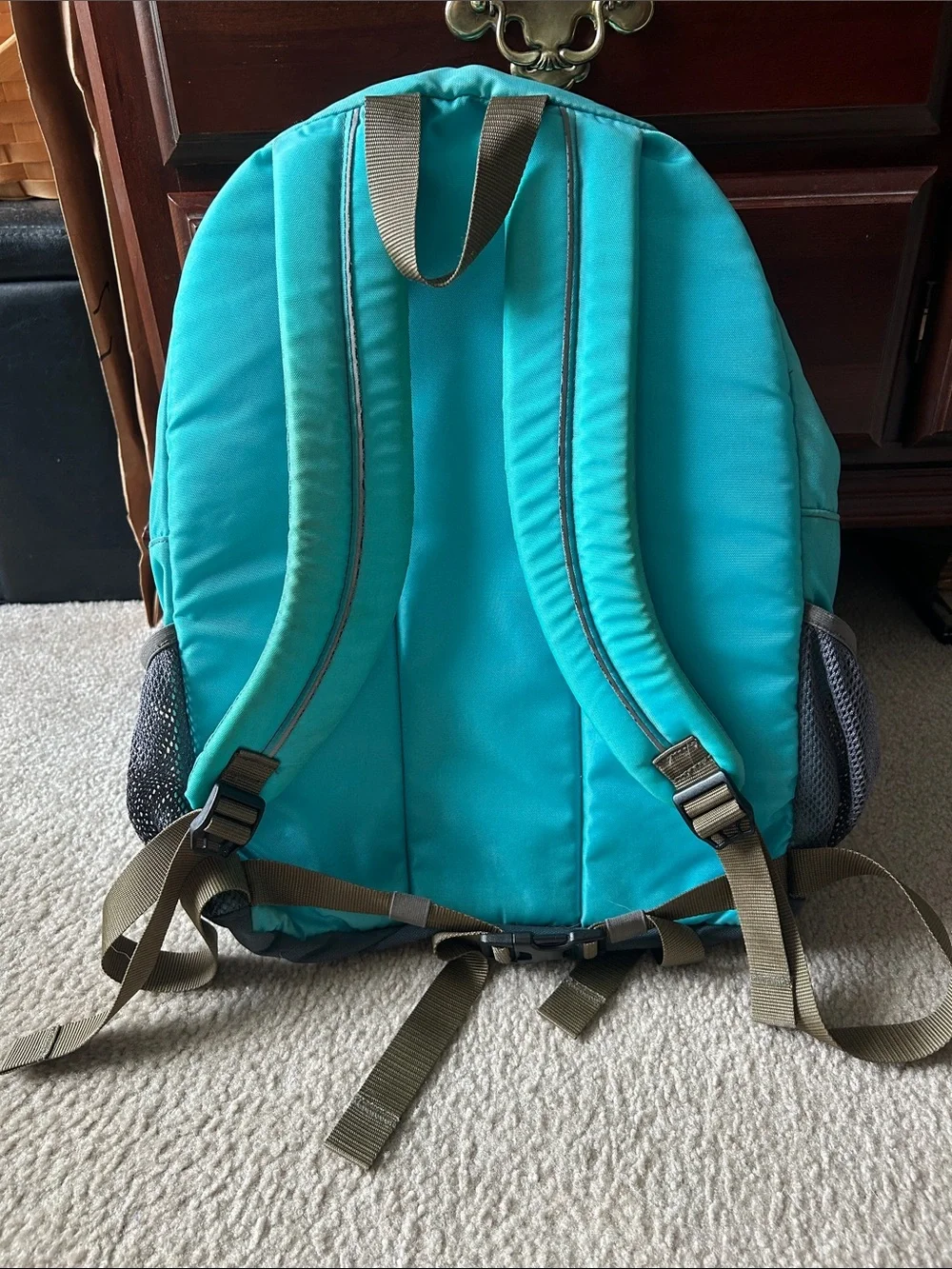 L.L. Bean bean turquoise front
