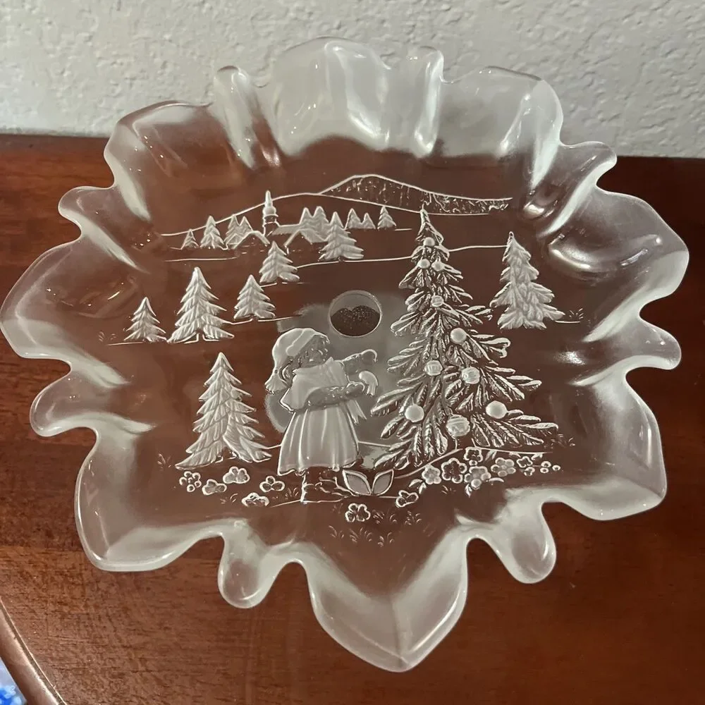 Mikasa vintage frosted