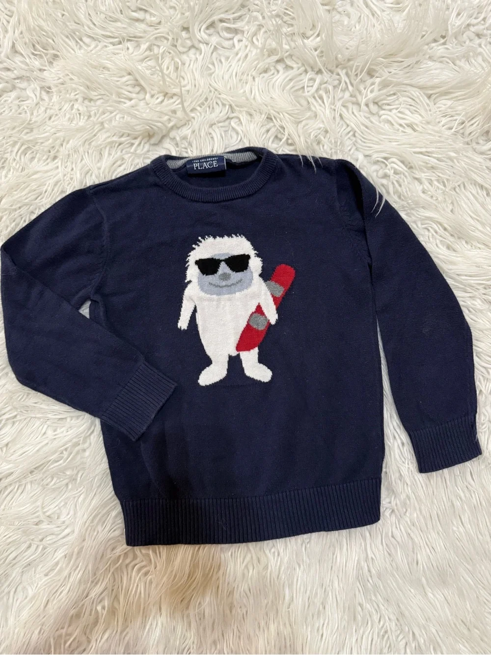 The Childrens Place navy crewneck