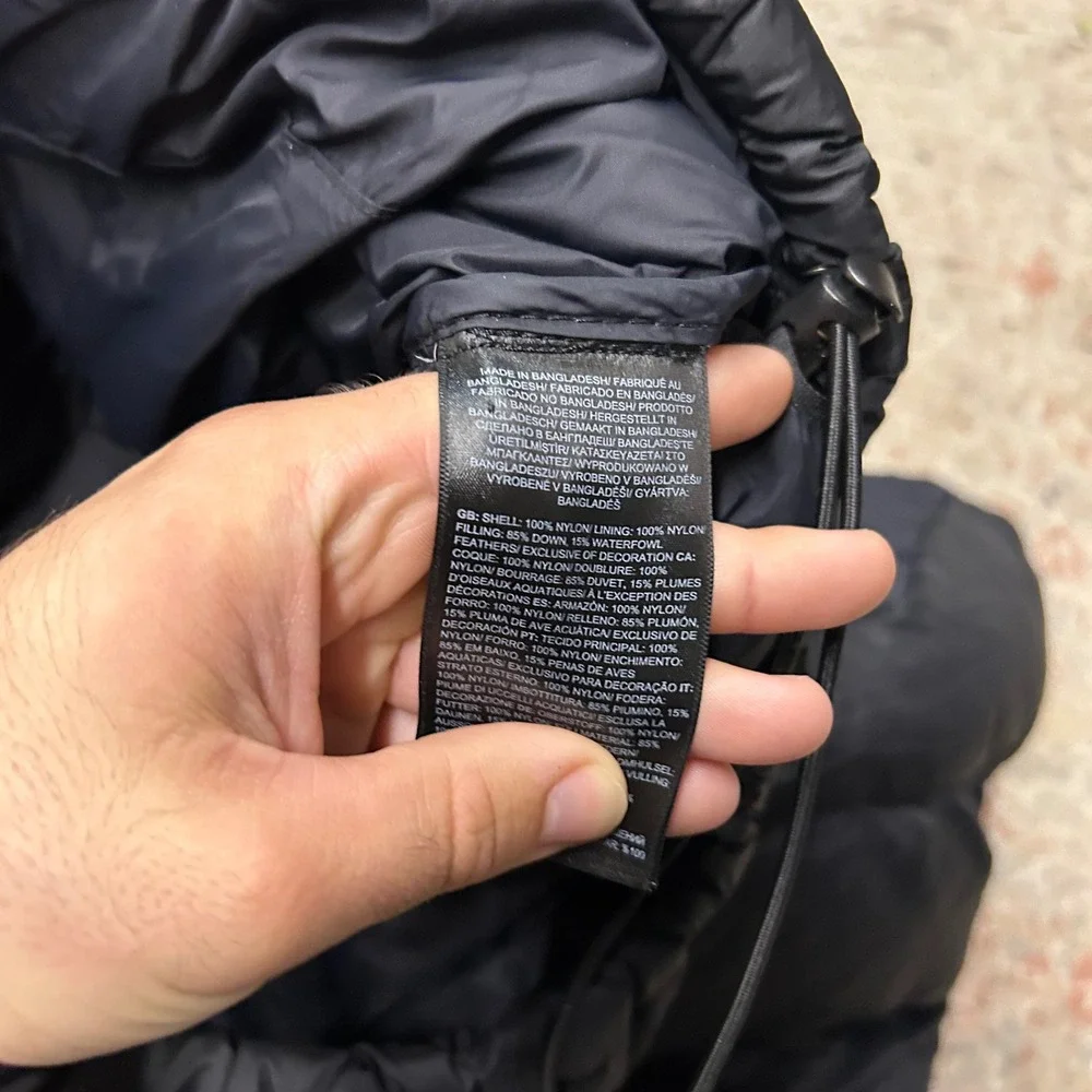 The North Face measurements pit