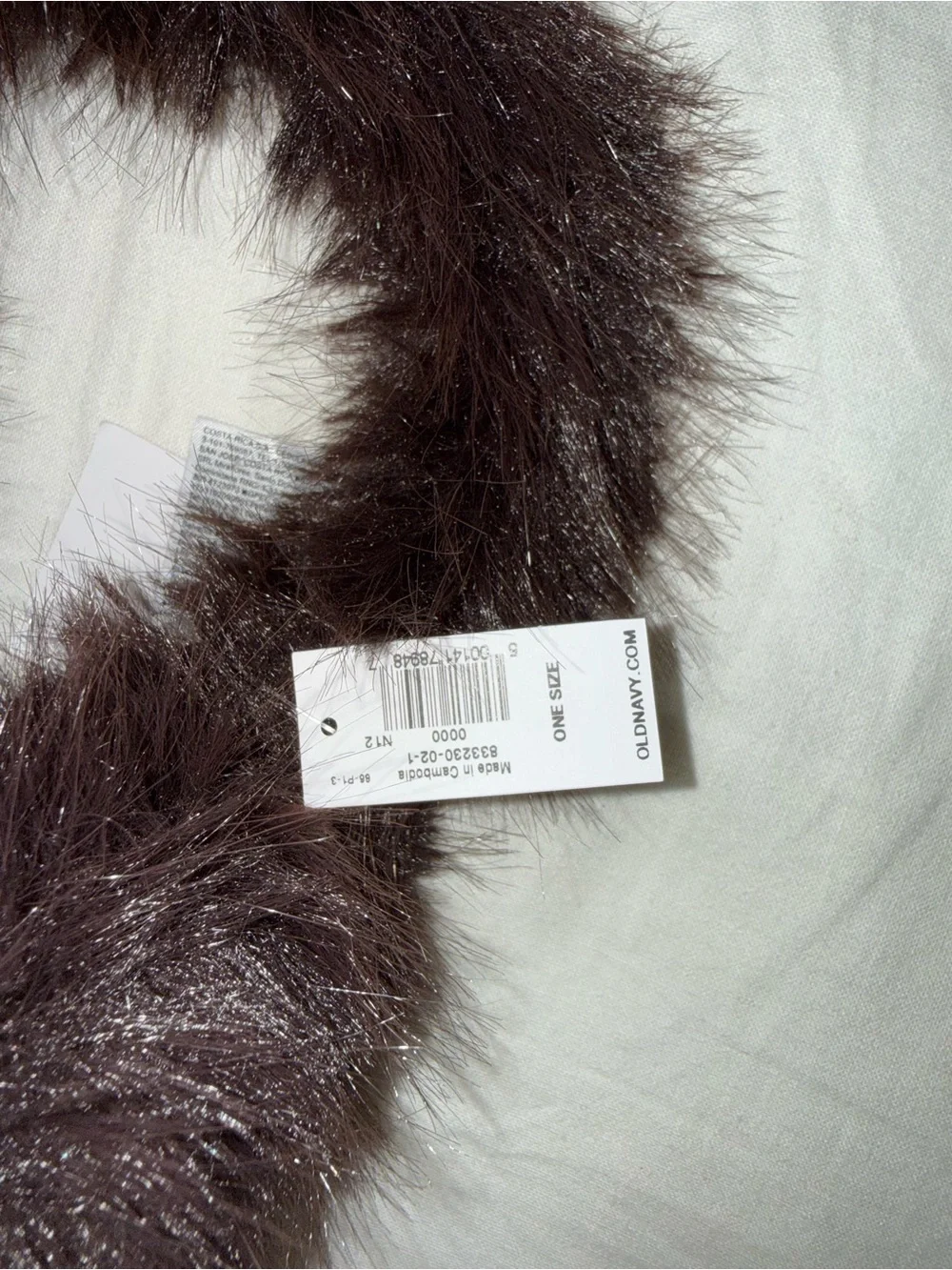 Old Navy fuzzy faux