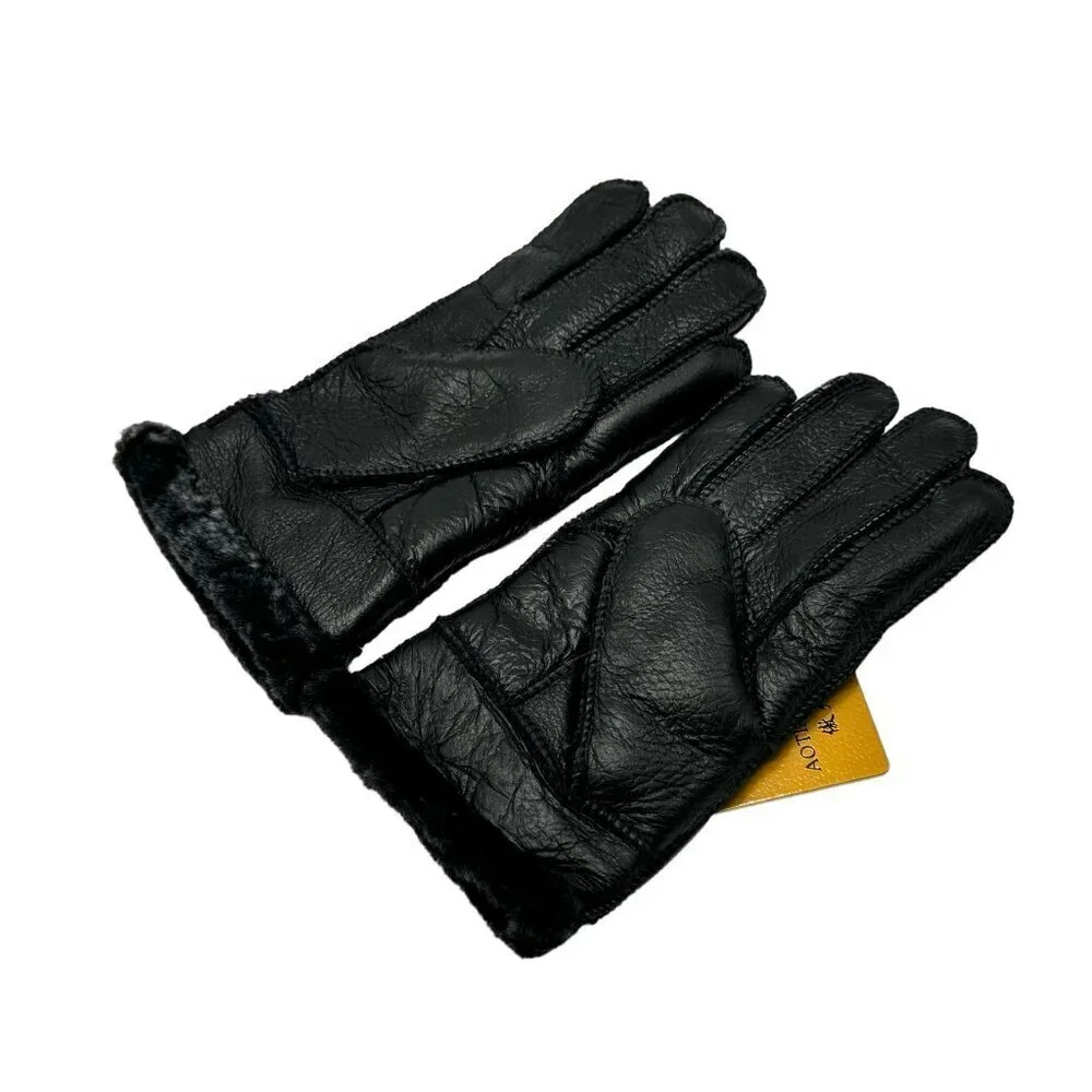 N/A shearling gloves