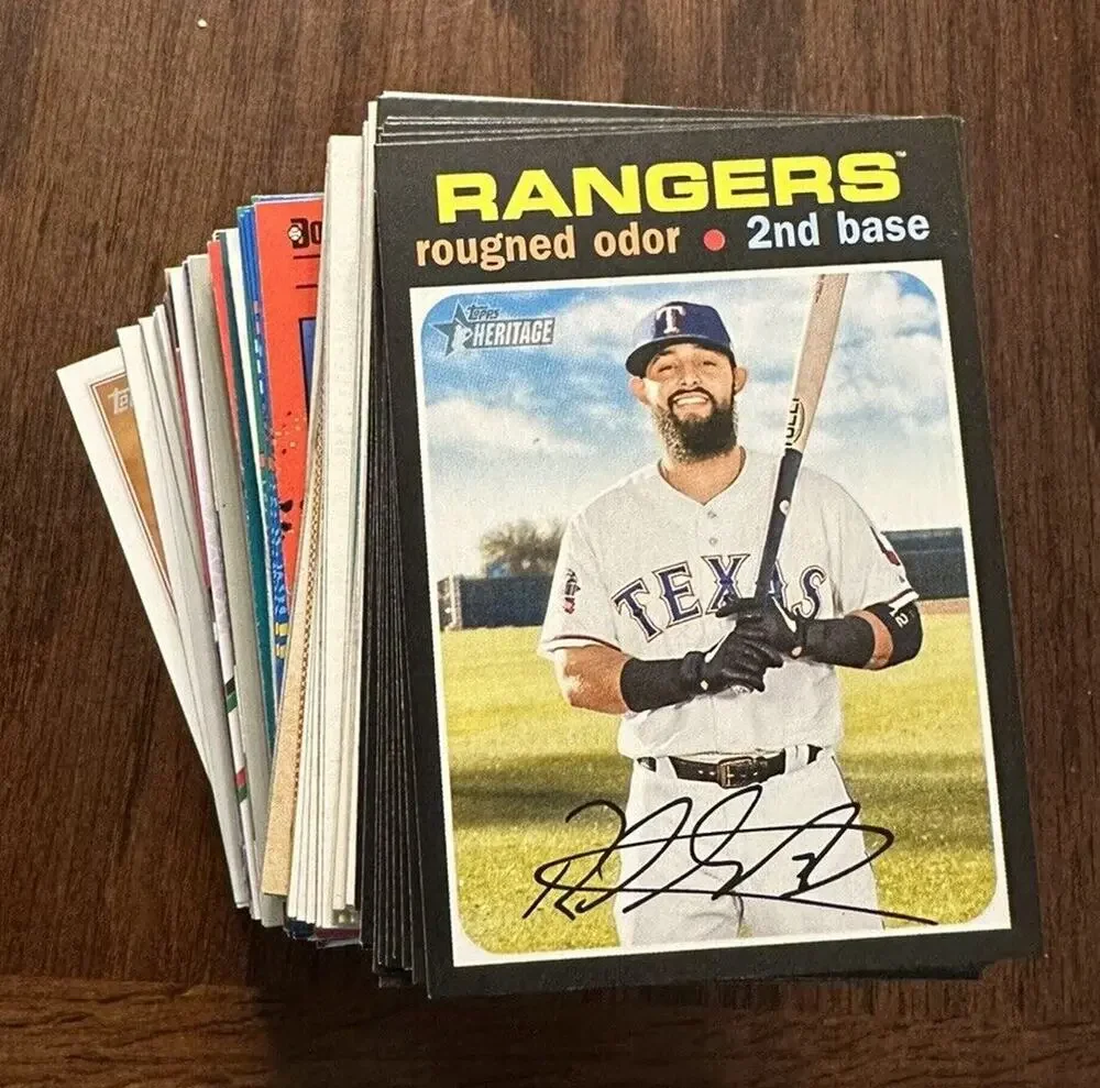 Huge Lot Texas Rangers Baseball Cards 144 Different Cards