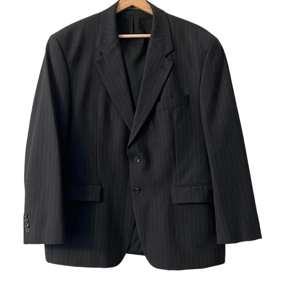 Lauren Ralph Lauren Men’s Pin Stripe Gray Sports Coat. Jacket. Blazer. 42S
