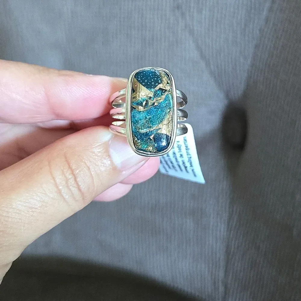 Shivam Apatite Quartz Statement Ring💍 - NWT
