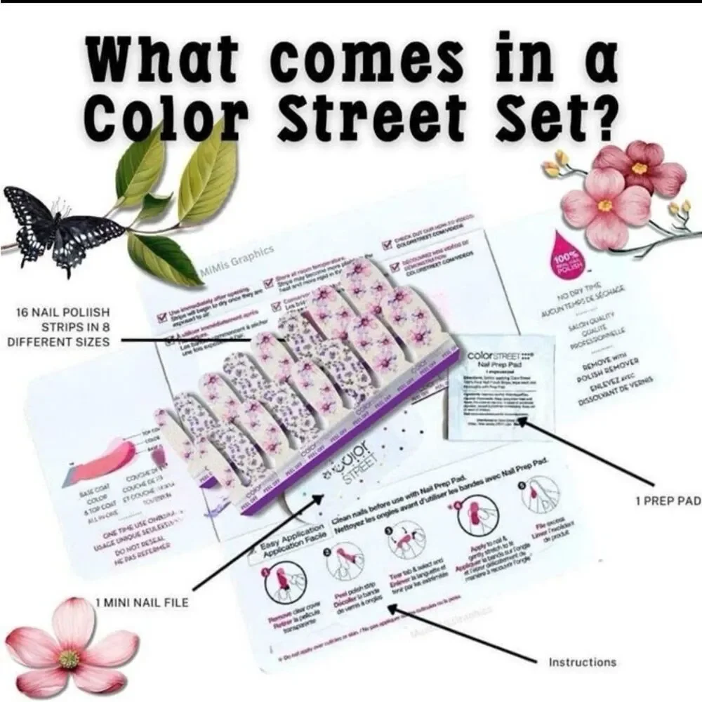 Color Street sparkling pink