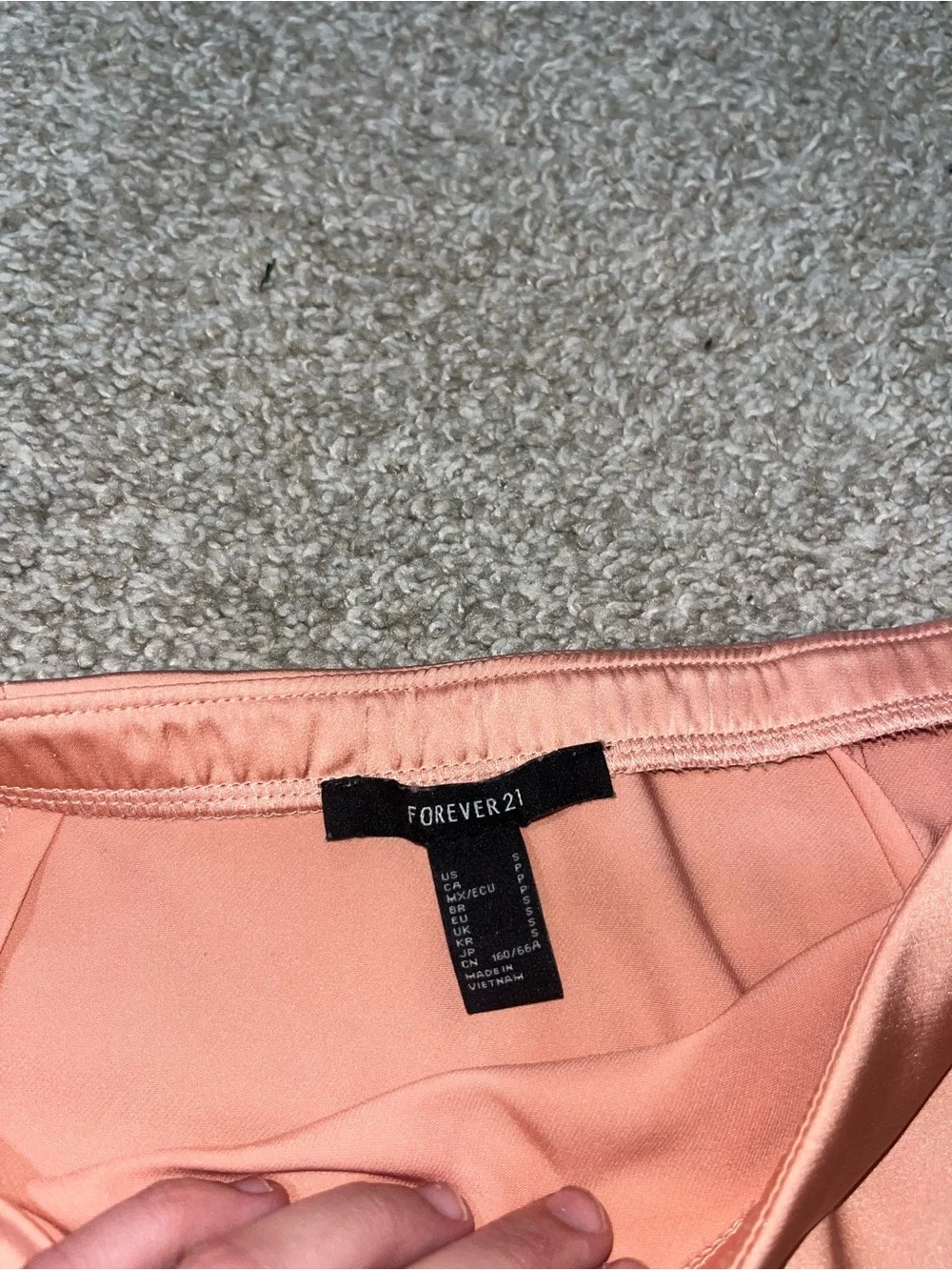 Forever 21 flowing peach