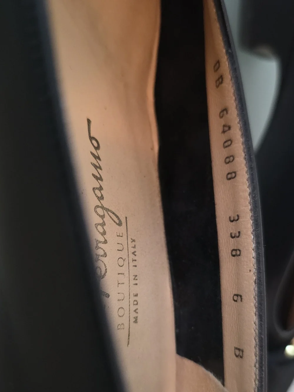 Salvatore Ferragamo block slip stylish