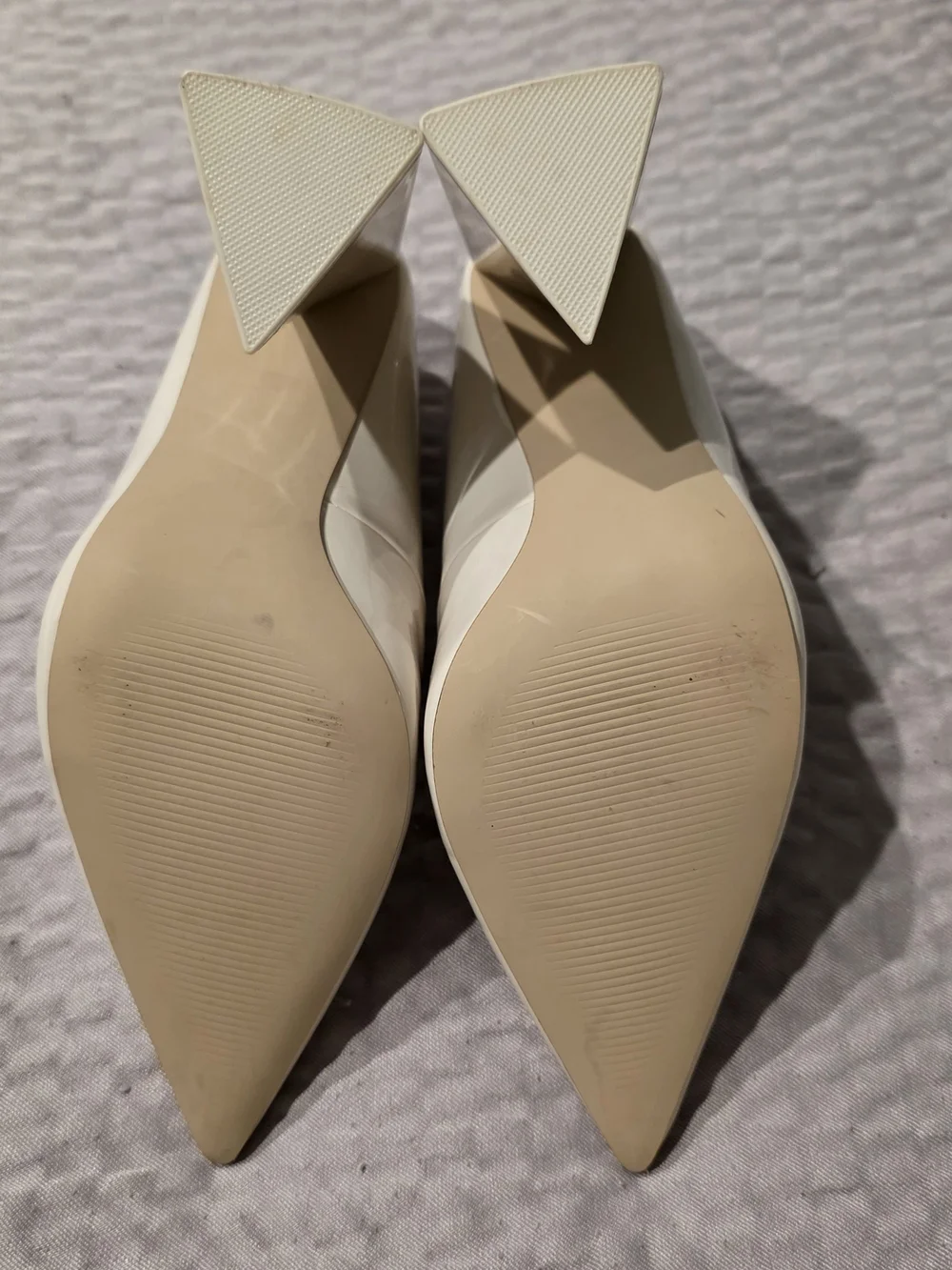 Steve Madden white heel