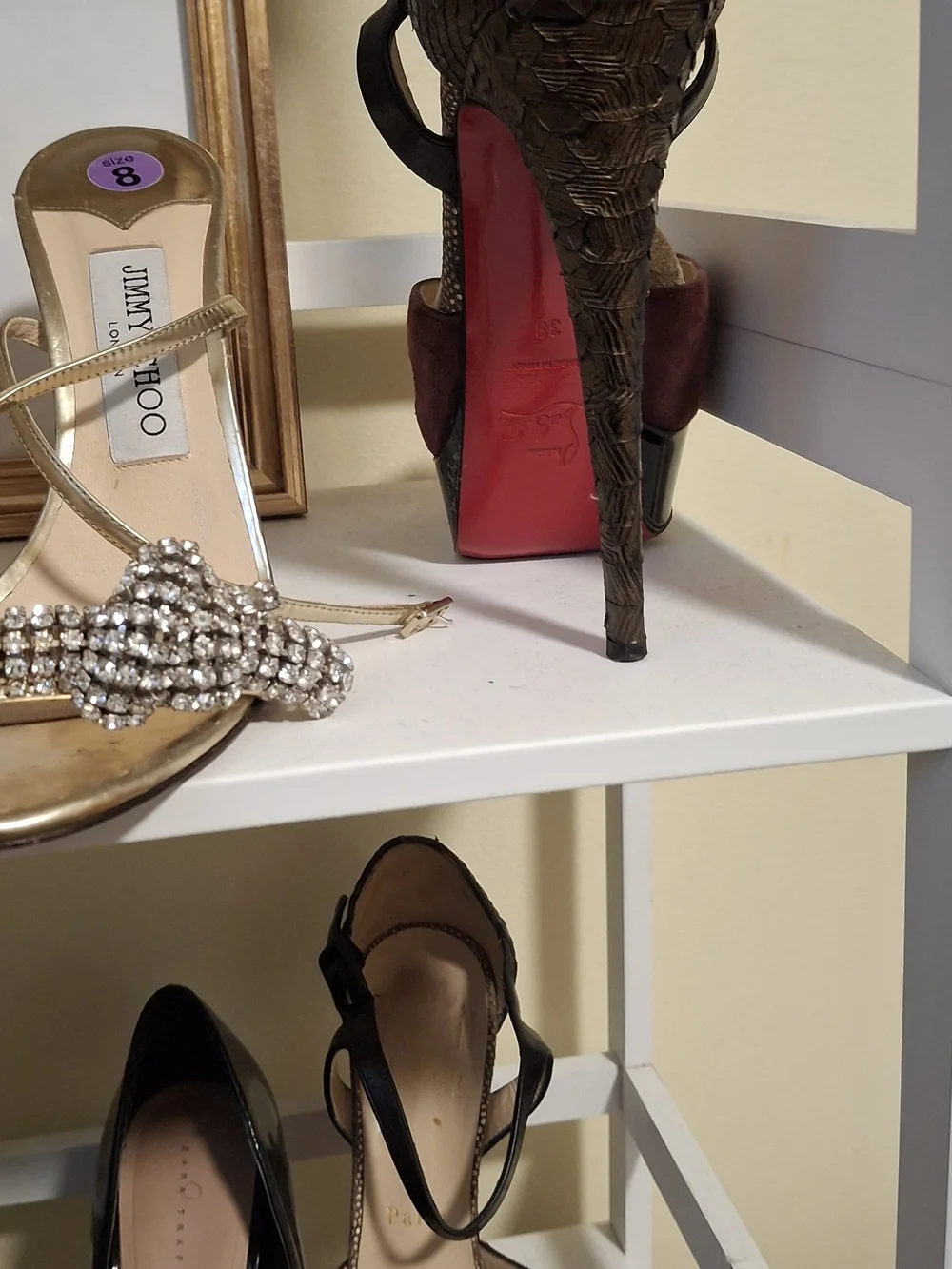 Christian Louboutin insole suede