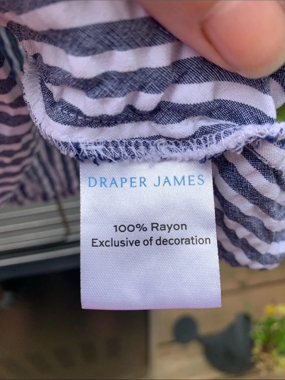 Draper James sleeveless seersucker