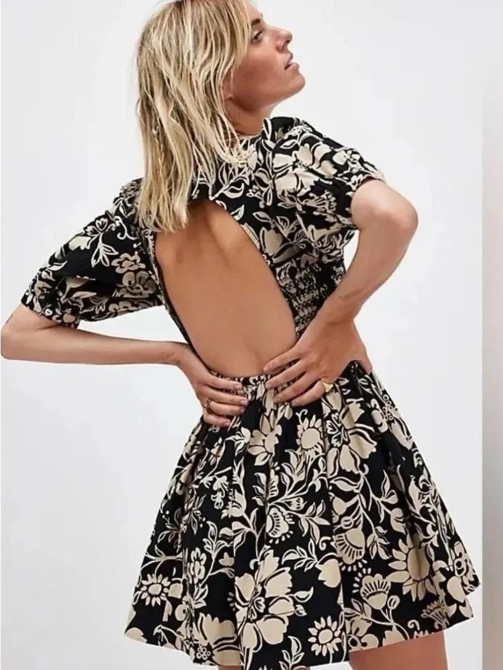 Free People navy bodice fabric