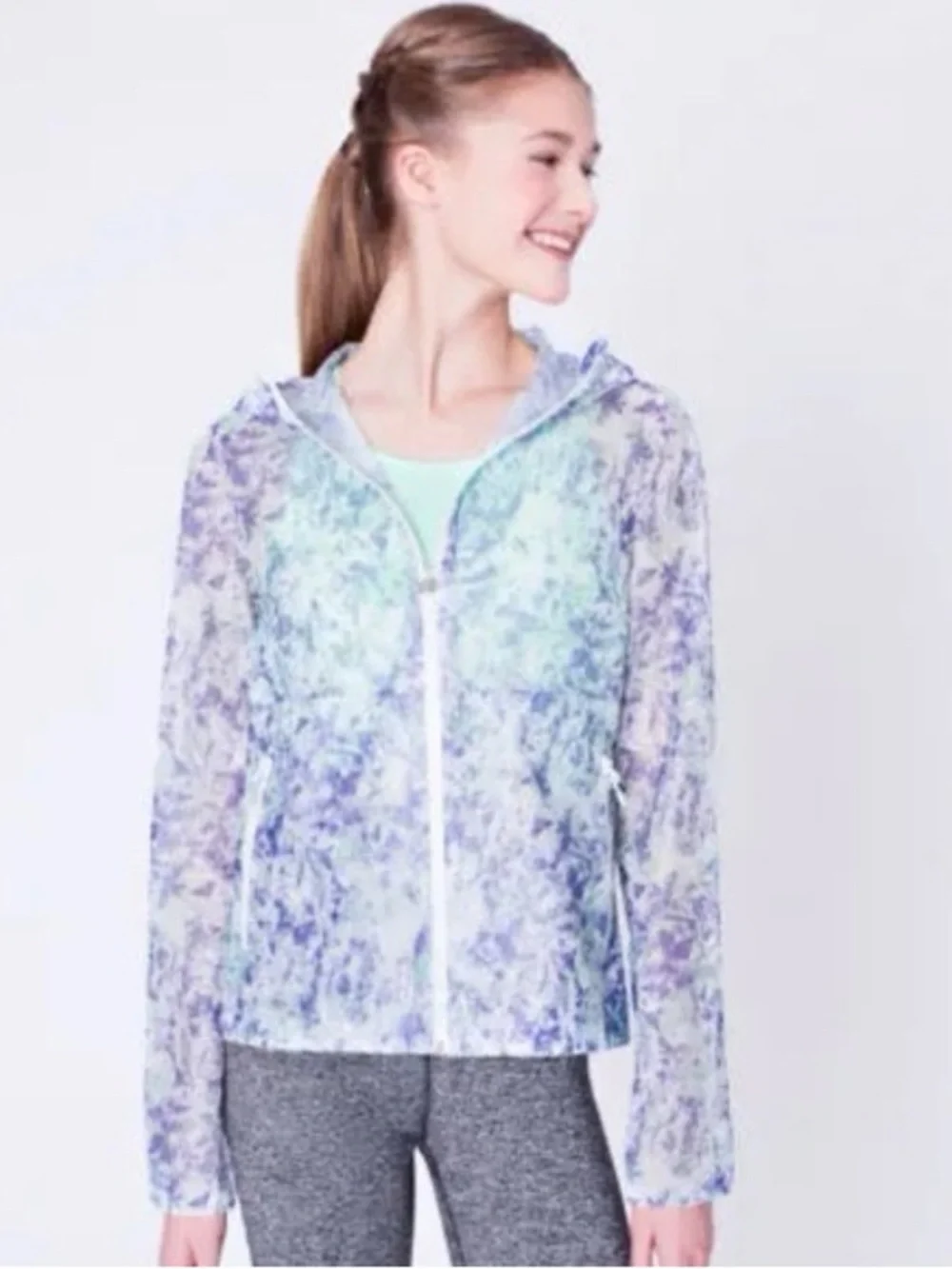 Ivivva Hit The Field Jacket Size 12 Waterproof Windbreaker Lululemon Kids