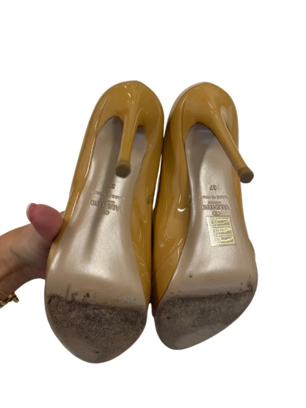 Valentino outsoles size peep