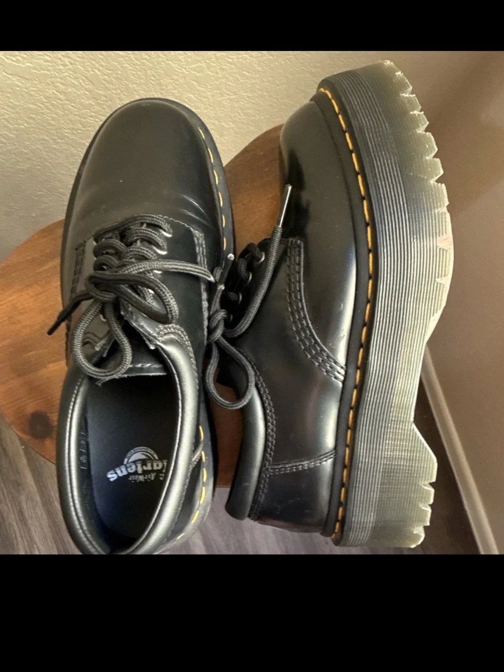 Dr. Martens black leather