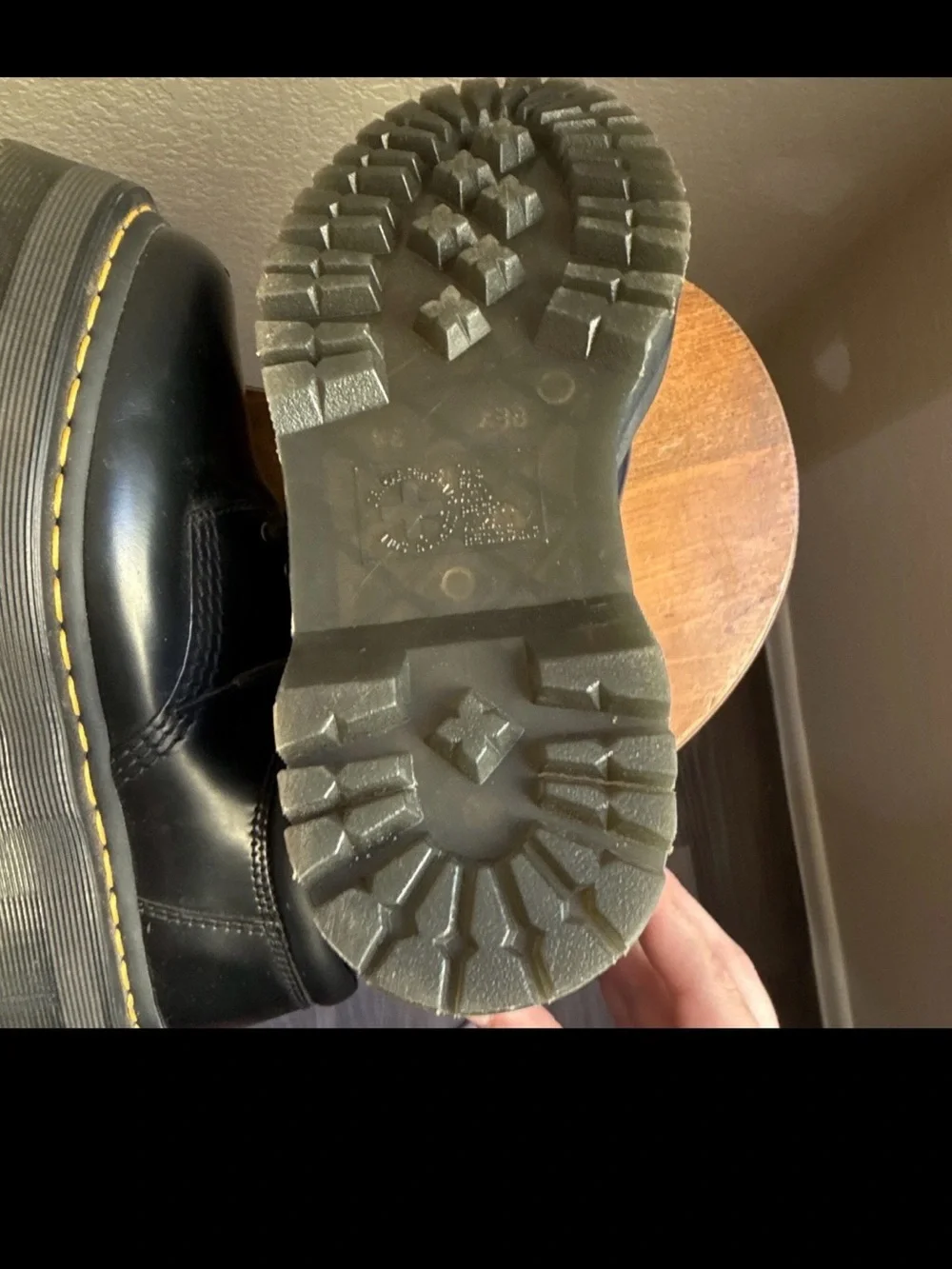 Dr. Martens black leather