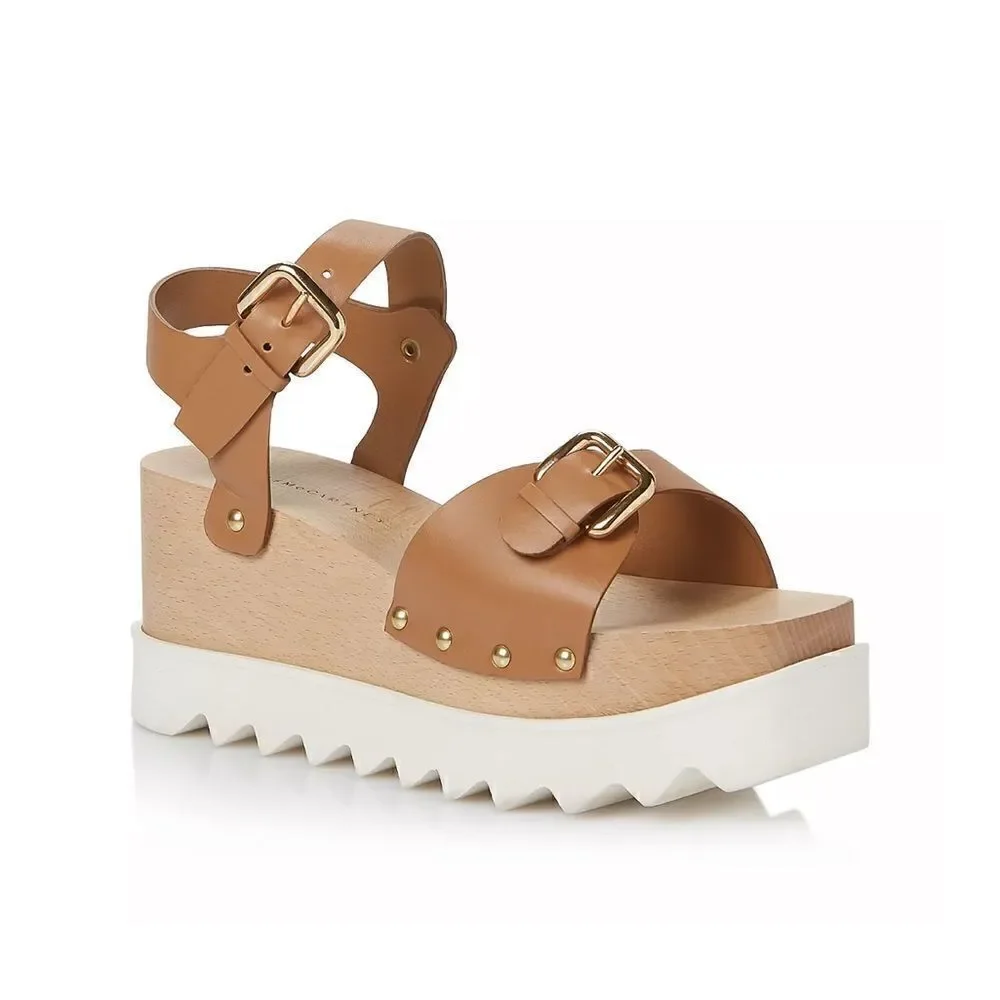 Stella McCartney Elyse Wedge Platform Sandals NWT