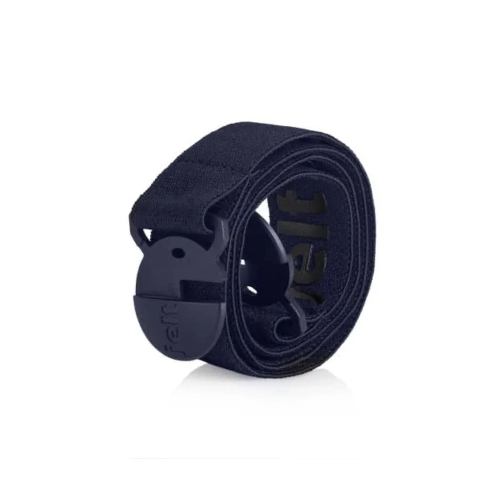 Jelt Belt No Show Elastic Stretch Belt For Men & Women Eco Friendly Blue Size XS