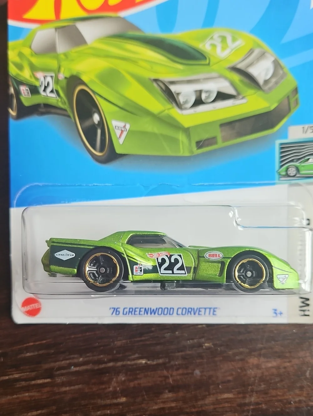 '76 Greenwood Corvette 2021 Hot Wheels Car