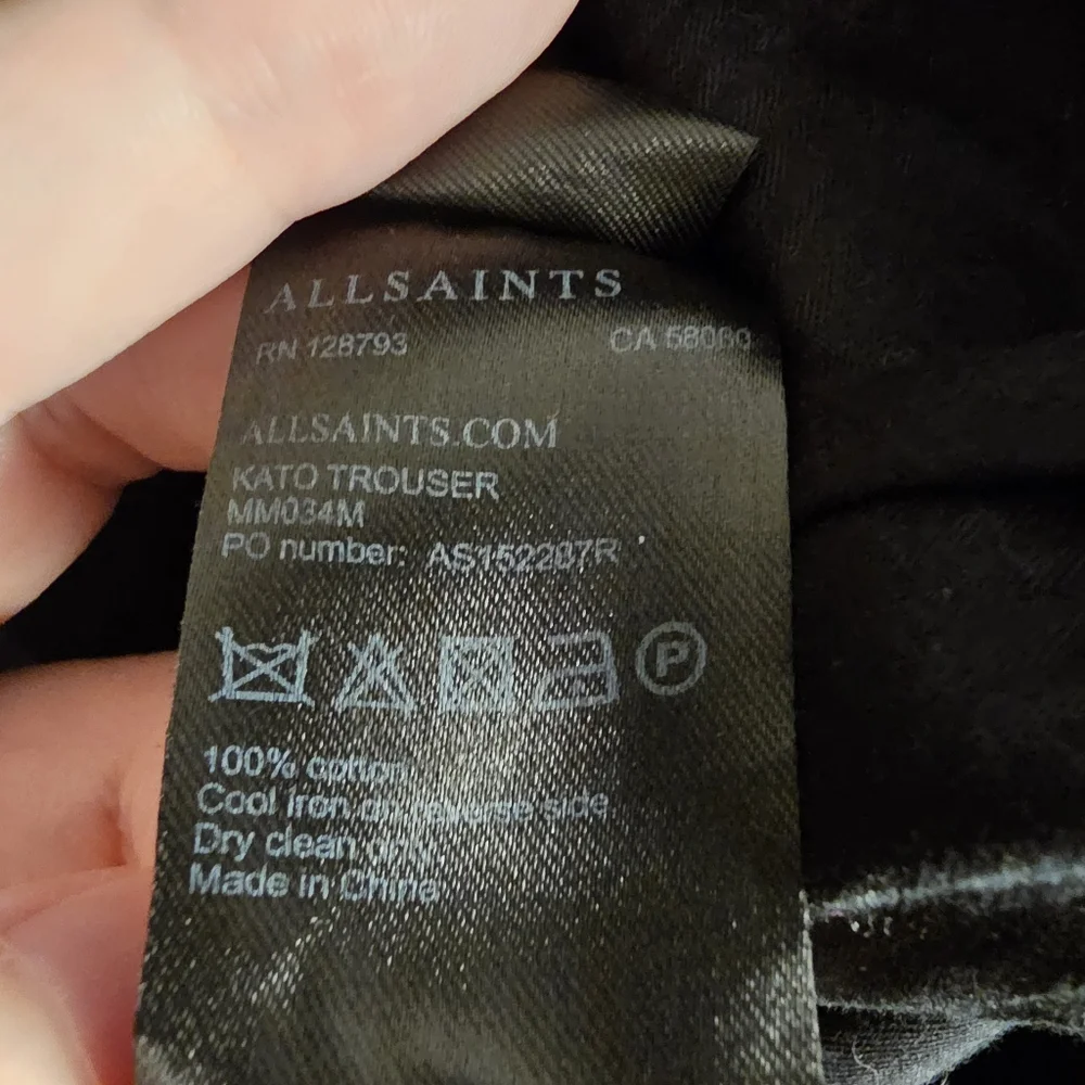 All Saints inseam fading some