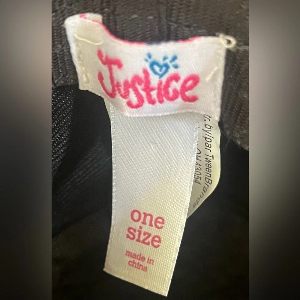 Justice fits very 2”h