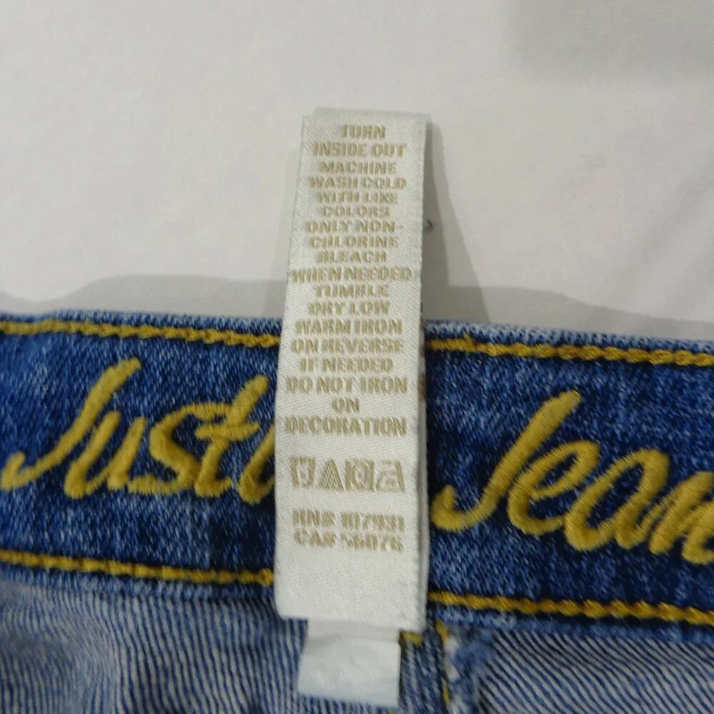 Justice wash girls denim