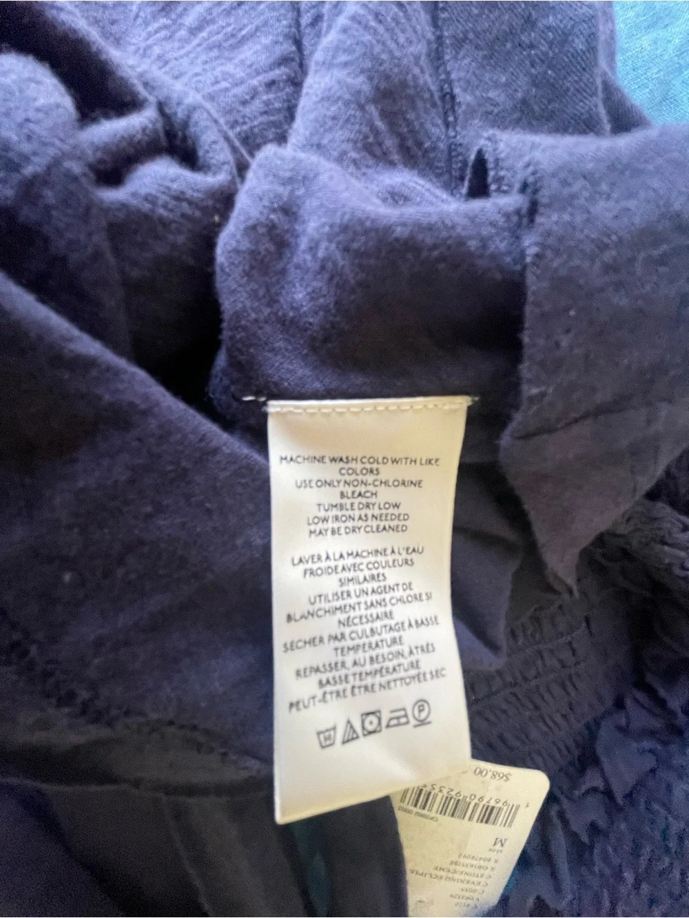 Free People sleeves blue