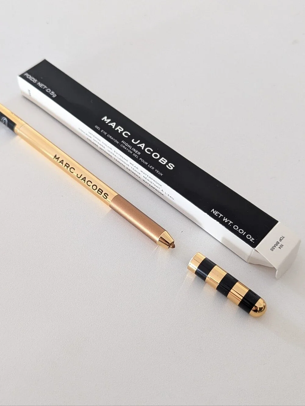 NWT NIB Marc Jacobs Beauty Highliner Gel Eye Crayon Eyeliner in Top Brass