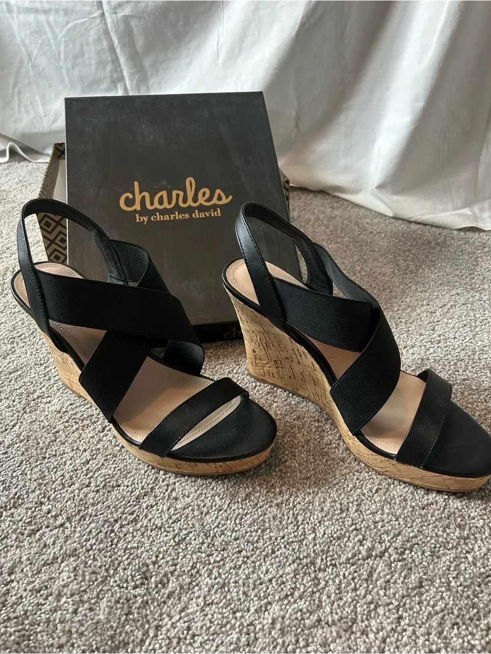 Charles By Charles David black strappy