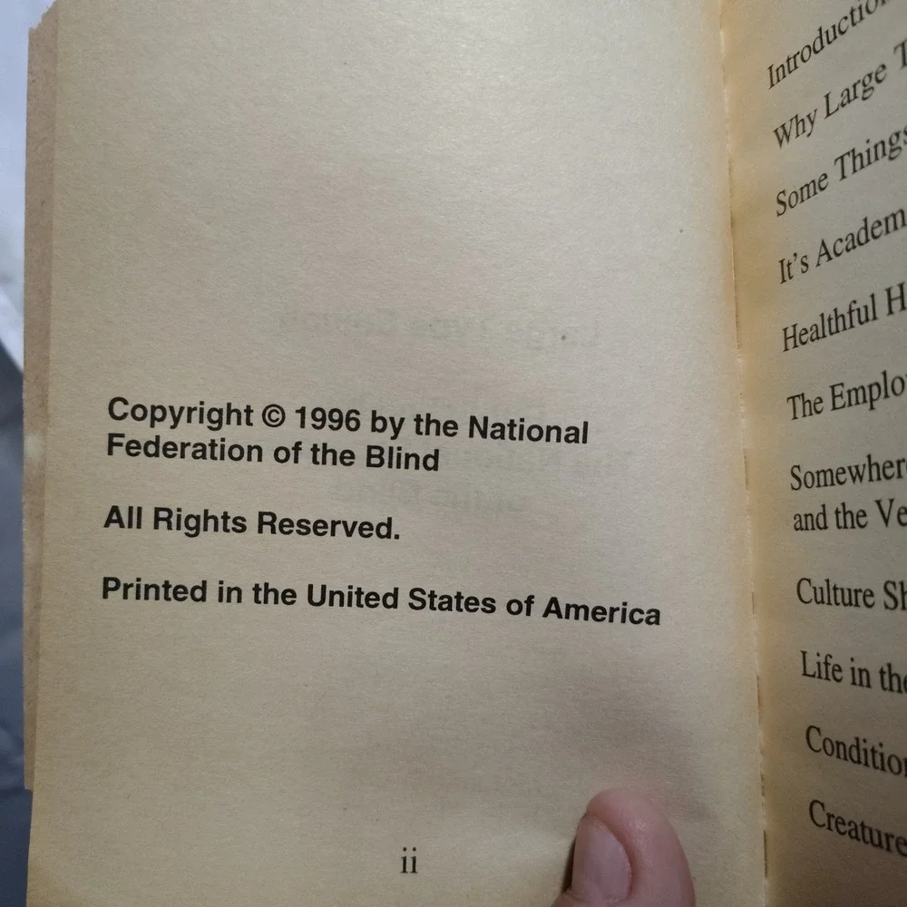 National Federation of the Blind collection vintage