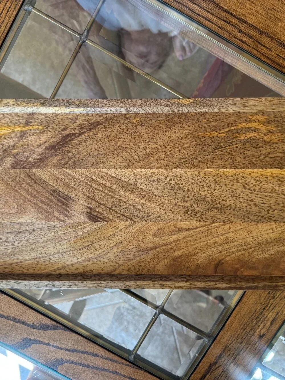 Rustic Antler Mango Wood Serving Tray with Metal Handles