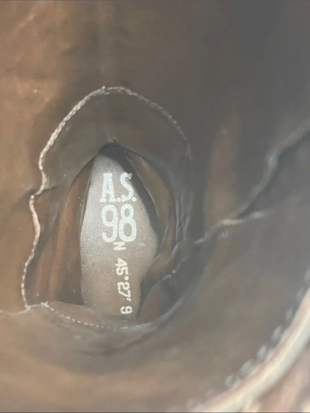 A.S.98 detail heel