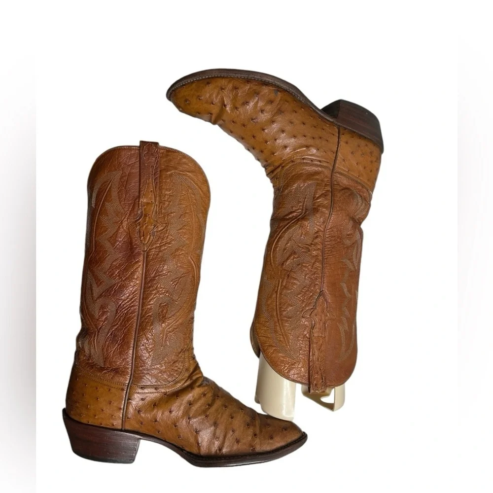 Lucchese boots ostrich